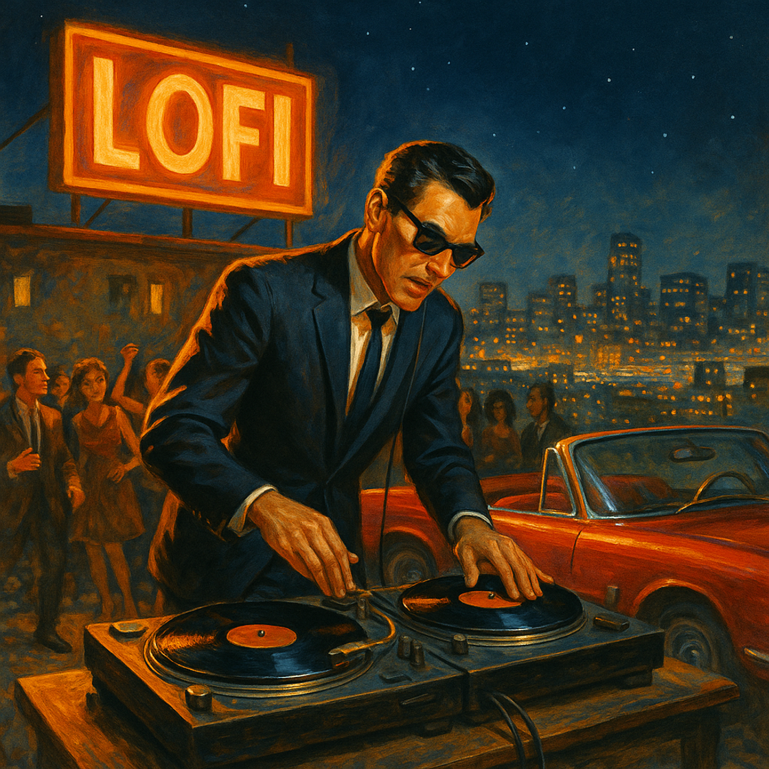 Vintage movie poster for "LOFI and The Timeless Groove" featuring LOFI, TRUMP, and BONK trading competition on Cube Exchange. Vintage movie poster for "LOFI and The Timeless Groove" featuring LOFI, TRUMP, and BONK trading competition on Cube Exchange.