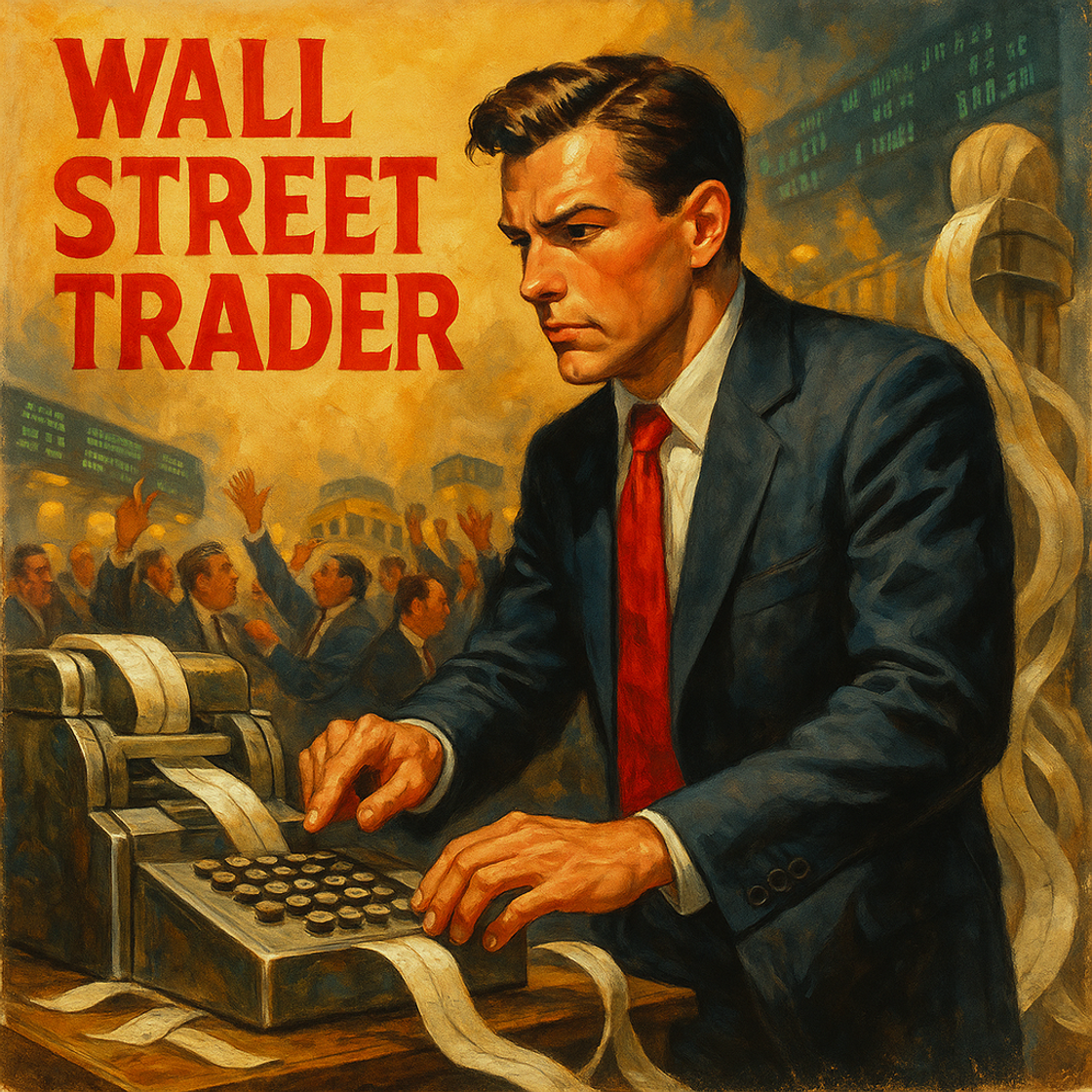 Vintage movie poster for "TRUMP and The Trader's Gambit" showcasing a trading competition on Cube Exchange. Excitement and high stakes depicted. Vintage movie poster for "TRUMP and The Trader's Gambit" showcasing a trading competition on Cube Exchange. Excitement and high stakes depicted.