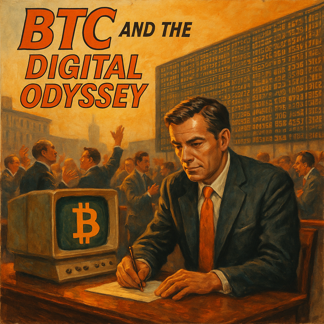 BTC trading competition on Cube Exchange, vintage movie poster style, treasure hunt theme, excitement and optimism in pursuit of financial adventure. BTC trading competition on Cube Exchange, vintage movie poster style, treasure hunt theme, excitement and optimism in pursuit of financial adventure.