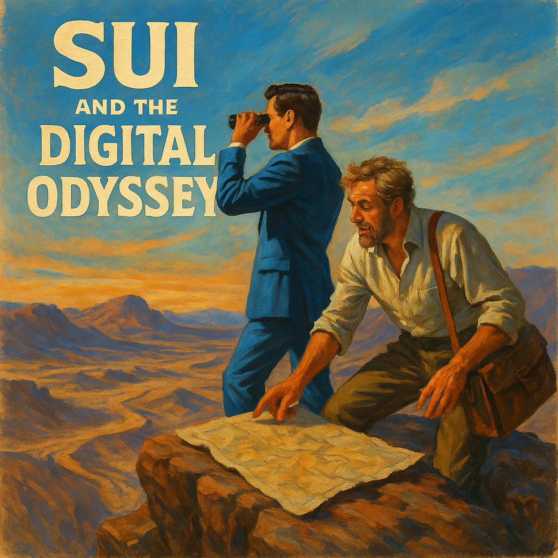 SUI trading competition poster on Cube Exchange, showcasing a thrilling expedition adventure theme with a pioneering spirit. SUI trading competition poster on Cube Exchange, showcasing a thrilling expedition adventure theme with a pioneering spirit.