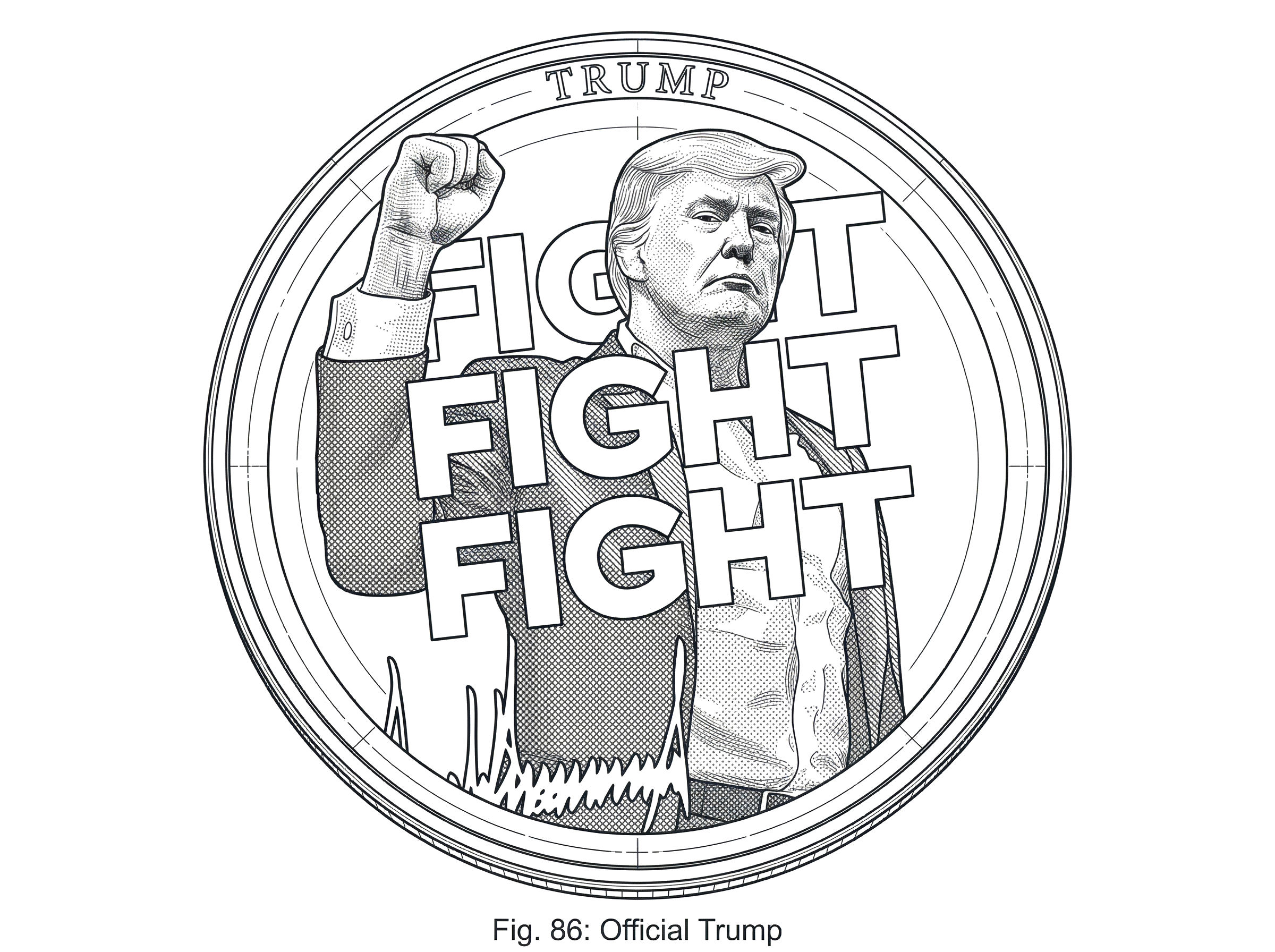 What is Official Trump hero image